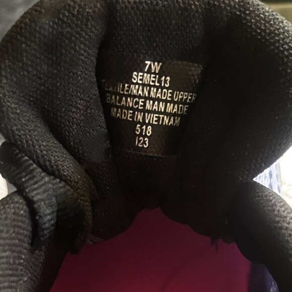 NIB Women's Easy Spirit Walking Shoe Sneaker Purple/Pink/Black- Size 7 Wide NEW - Picture 5 of 16